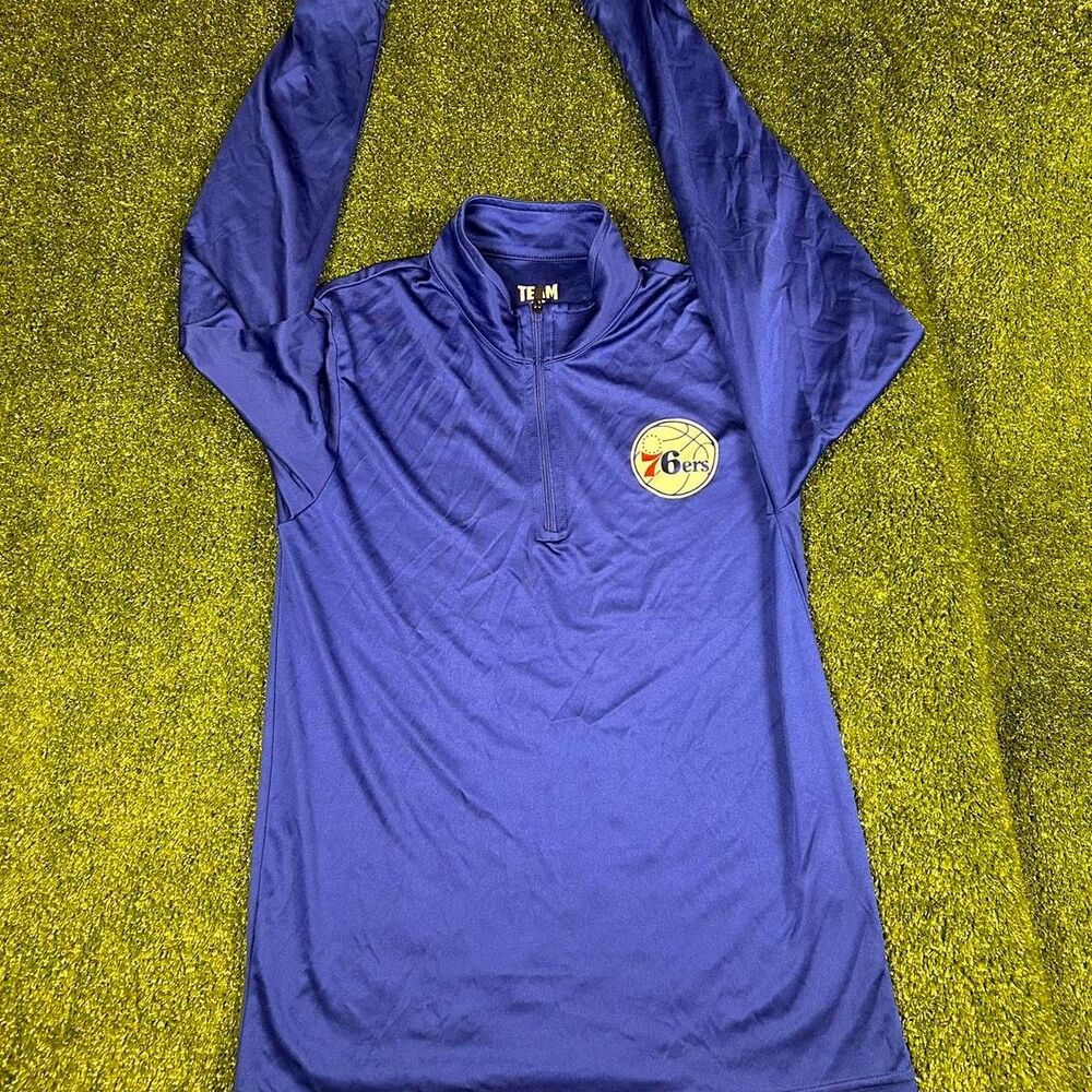 Nba Blue and Purple Sweatshirt